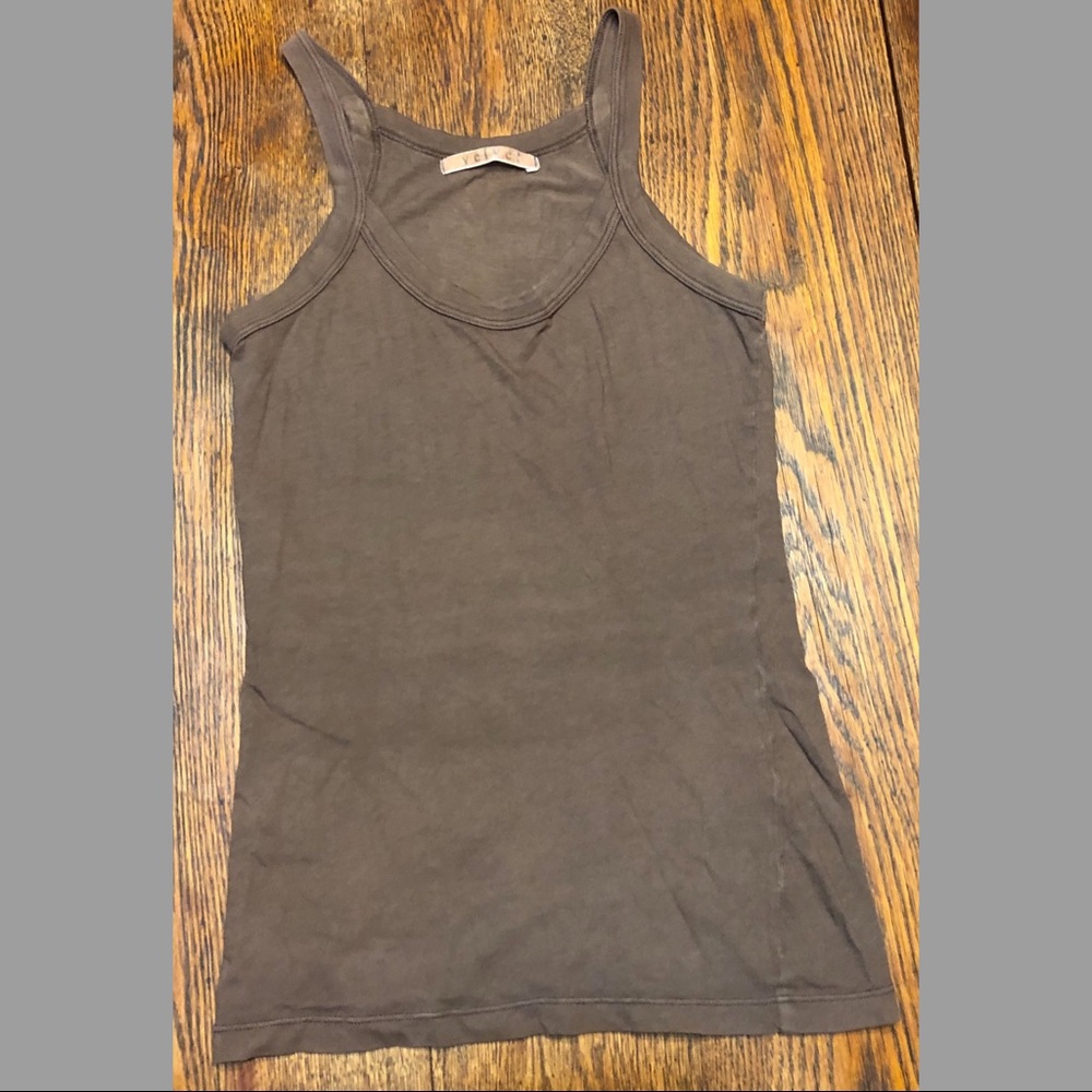 Velvet by Graham & Spencer 
Cotton Tank szS brown